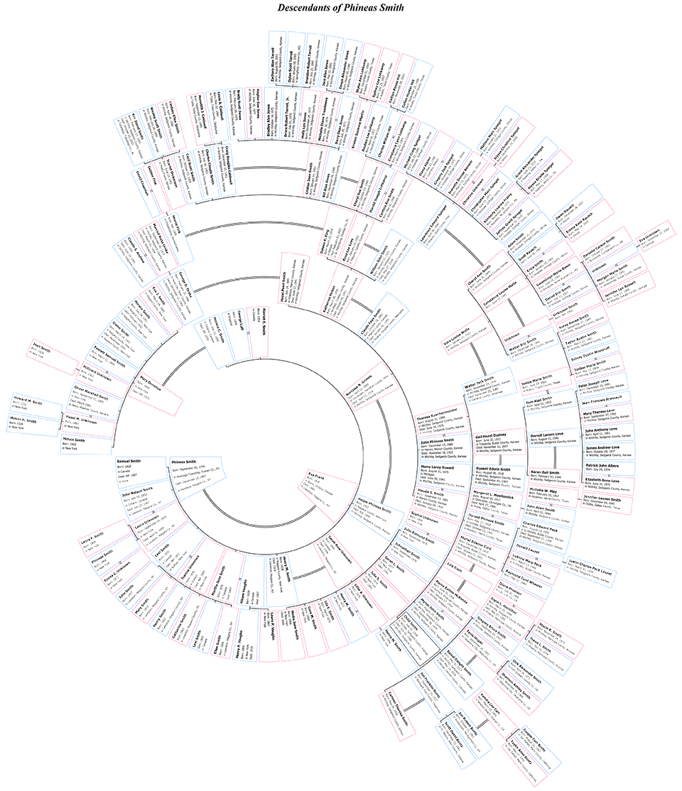 descendant fan chart